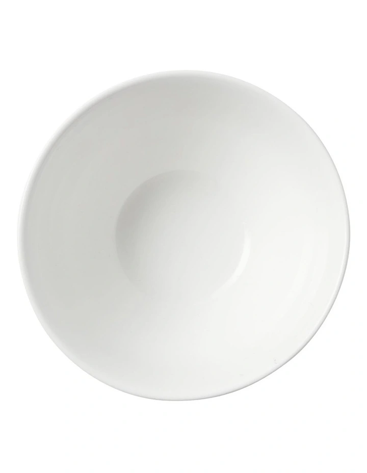 White Basics Diamonds Rice Bowl in White image 3