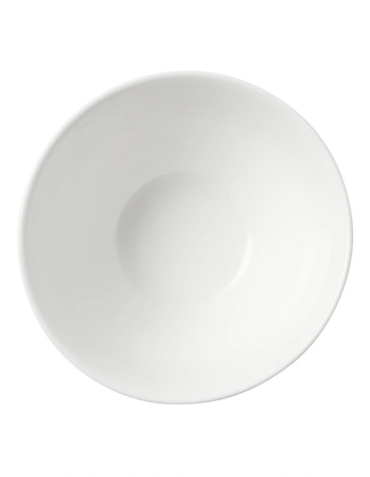 White Basics Diamonds Rice Bowl in White image 3