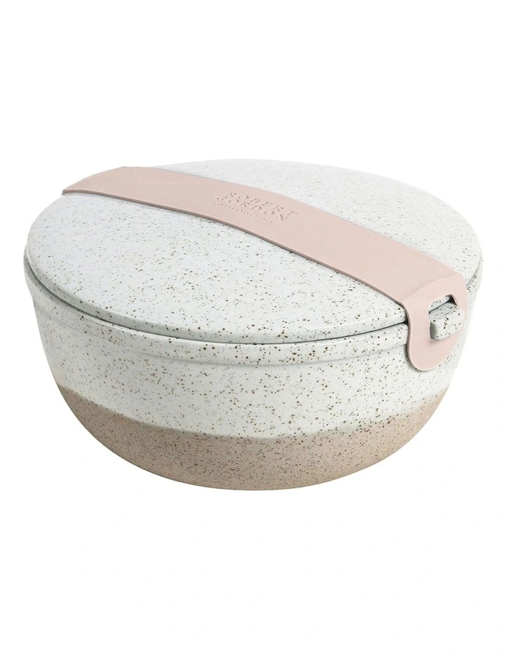 Mindful Health Bowl in Pink/Cream image 1