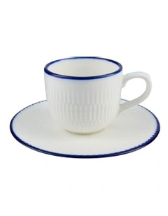 Cafe Cup And Saucer 225ML in White