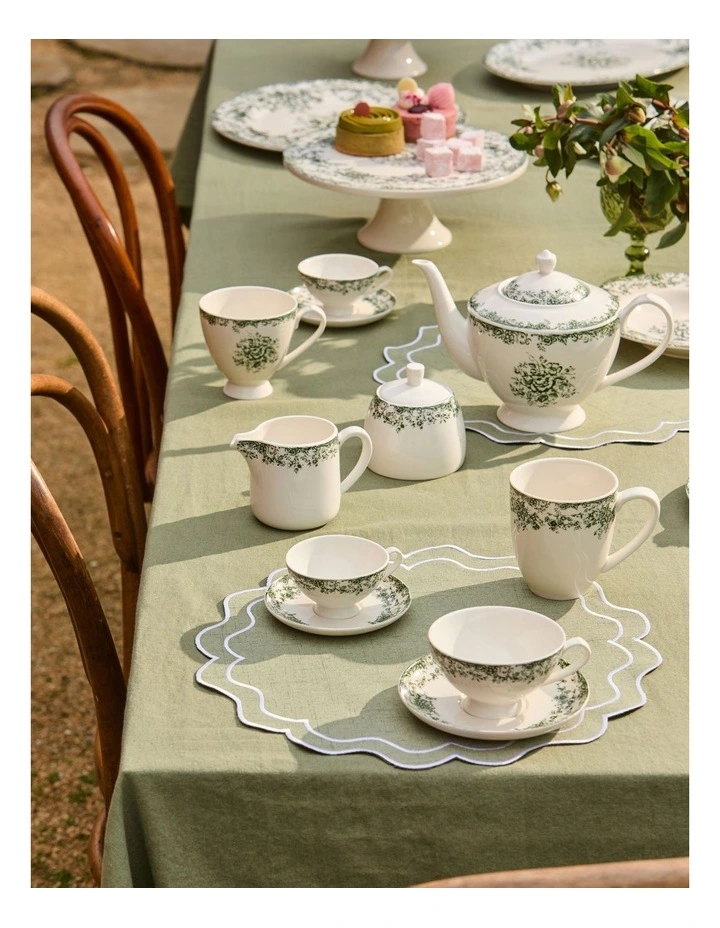 Rosetta Demi Cup And Saucer 90ml Set of 2 Green image 4