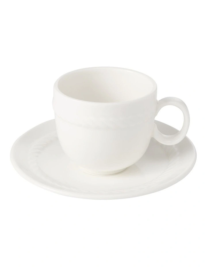 Cordone Demi Cup & Saucer Set of 2 85ML Gift Boxed image 2