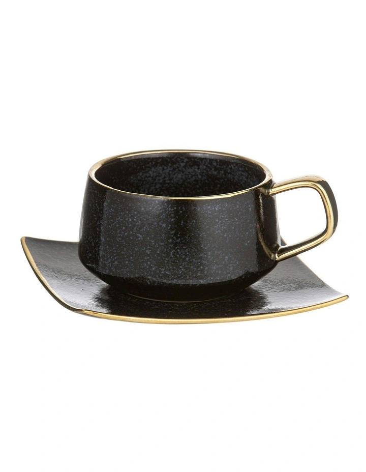 Rae Charcoal Cup & Saucer image 1