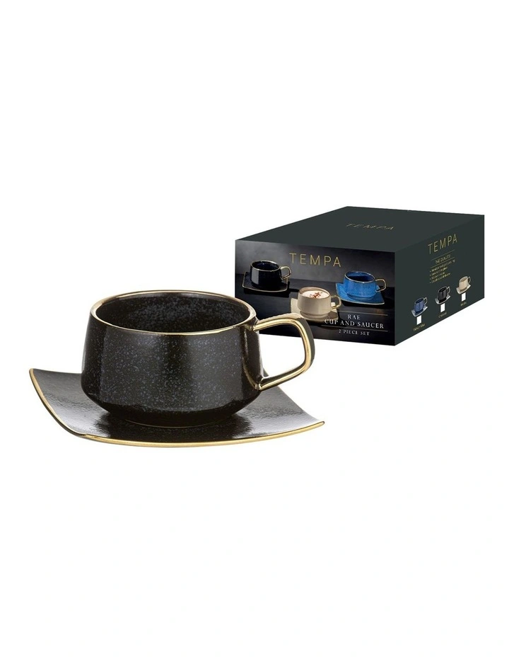 Rae Charcoal Cup & Saucer image 2