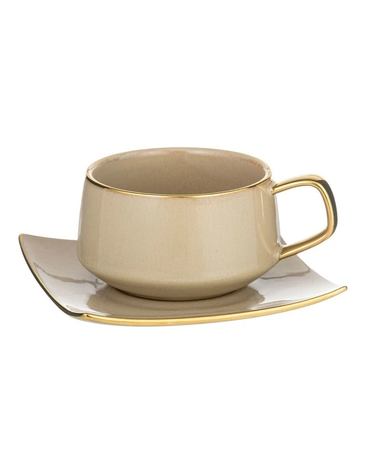 Rae Mocha Cup & Saucer image 1