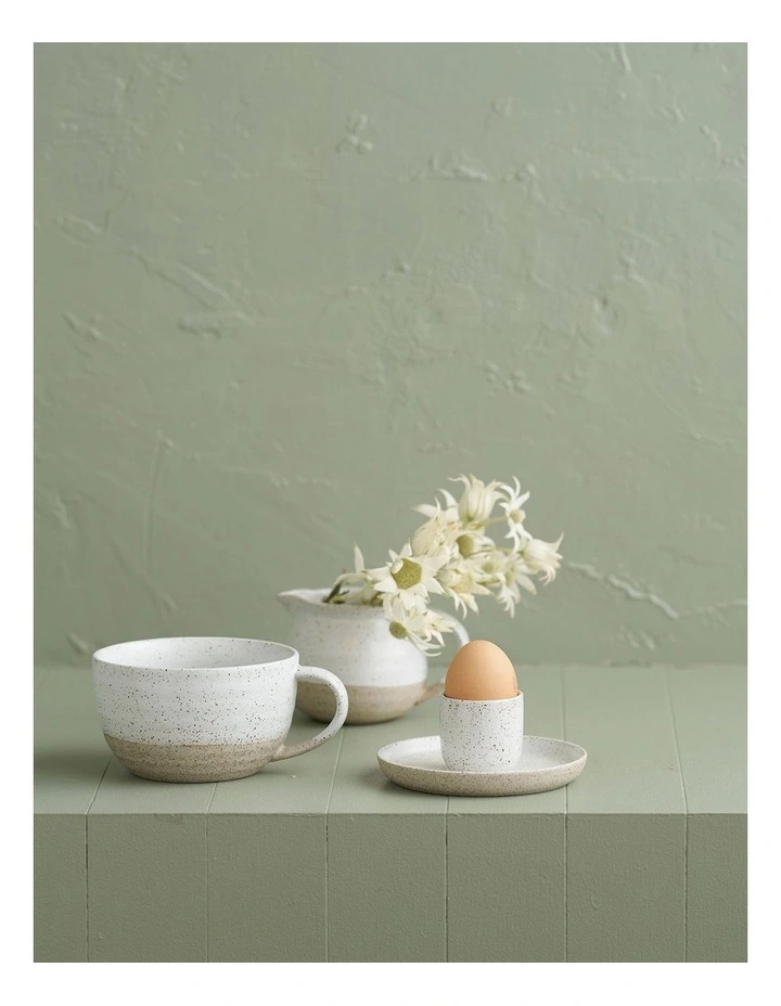 Natural Home Large Soup Mug in White image 4