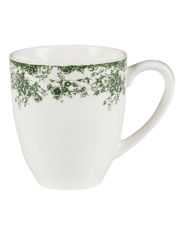 Rosetta Coupe Mug 370ml in Antique Green image 1