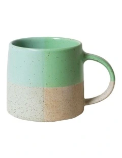 Four Square Mug 385ml in Green