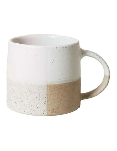 Four Square Mug 385ml in Beige