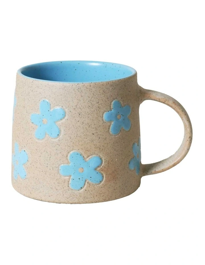 Molly Mug Etched 385ml in Blue image 1