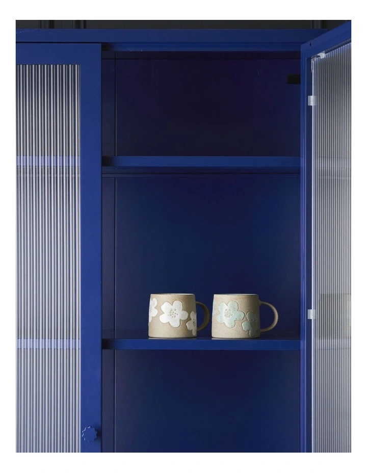 Big Flower Mug 385ml in Pastel Blue image 2