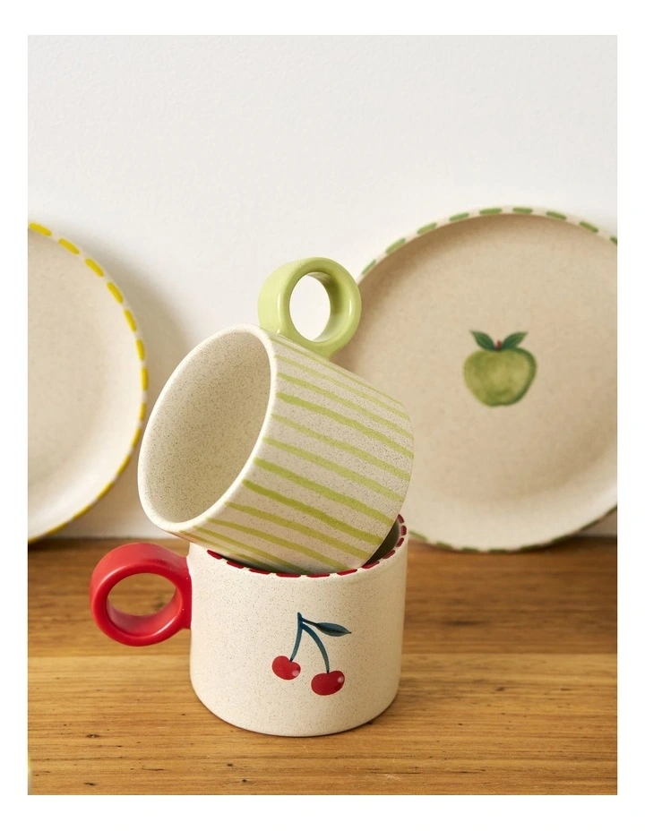 The Fruit Basket Lemon Hand Brushed Mug 250ml image 5