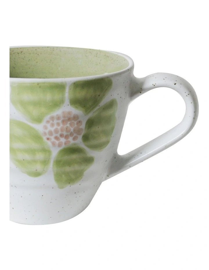 Hand Brushed Large Handled Mug 450ml in Multi image 3