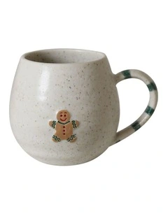 Noel Collection Mug 400ml Handbrushed Gingerbread Man