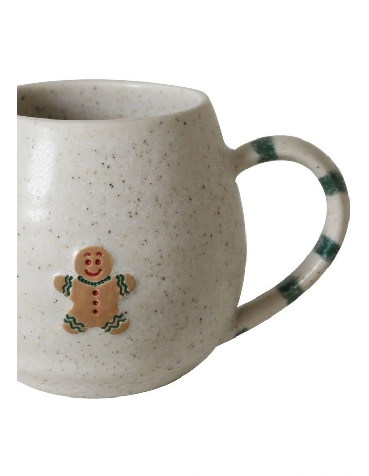 Noel Collection Mug 400ml Handbrushed Gingerbread Man image 3