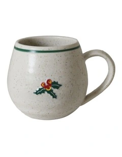 Noel Collection Mug 400ml Handbrushed Holly