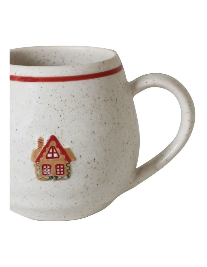 Noel Collection Mug 400ml Handbrushed Gingerbread House image 3