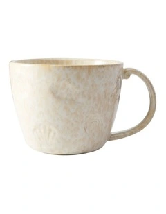 Il Mare Embossed Mug 370ML Sand