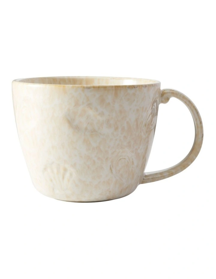 Il Mare Embossed Mug 370ML Sand image 1