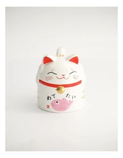 Mug Mountain Mug 380ML Lucky Cat Pink Gift Boxed