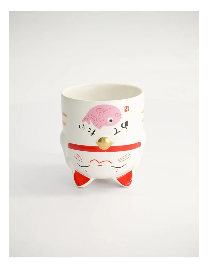 Mug Mountain Mug 380ML Lucky Cat Pink Gift Boxed image 3