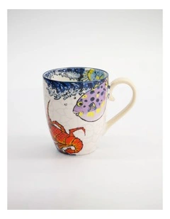 Mug Mountain Mug 380ML Seafood Cream Gift Boxed