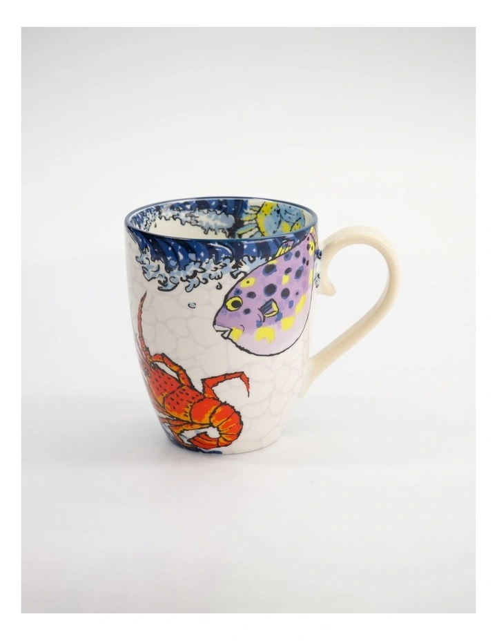 Mug Mountain Mug 380ML Seafood Cream Gift Boxed image 1