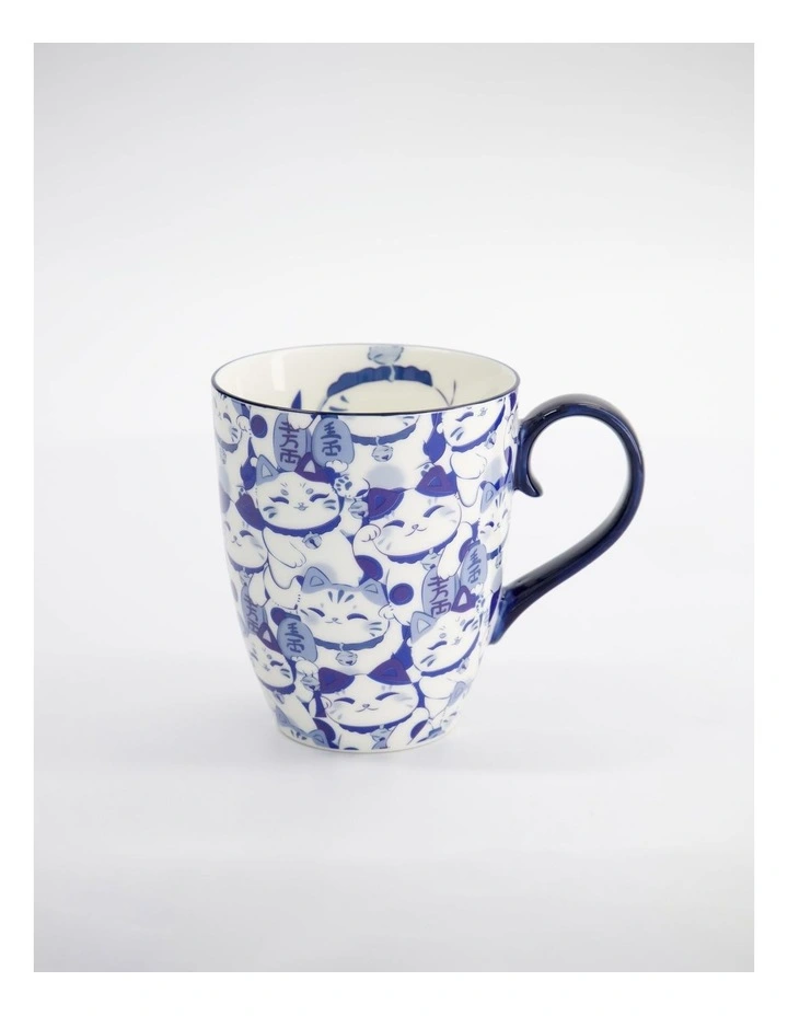Mug Mountain Mug 380ML Maneko Blue Gift Boxed image 1