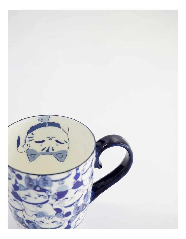 Mug Mountain Mug 380ML Maneko Blue Gift Boxed image 2