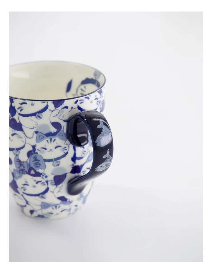 Mug Mountain Mug 380ML Maneko Blue Gift Boxed image 3