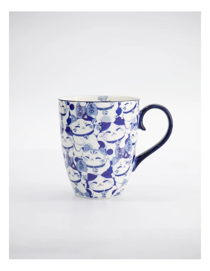 Mug Mountain Mug 380ML Maneko Blue Gift Boxed image 4