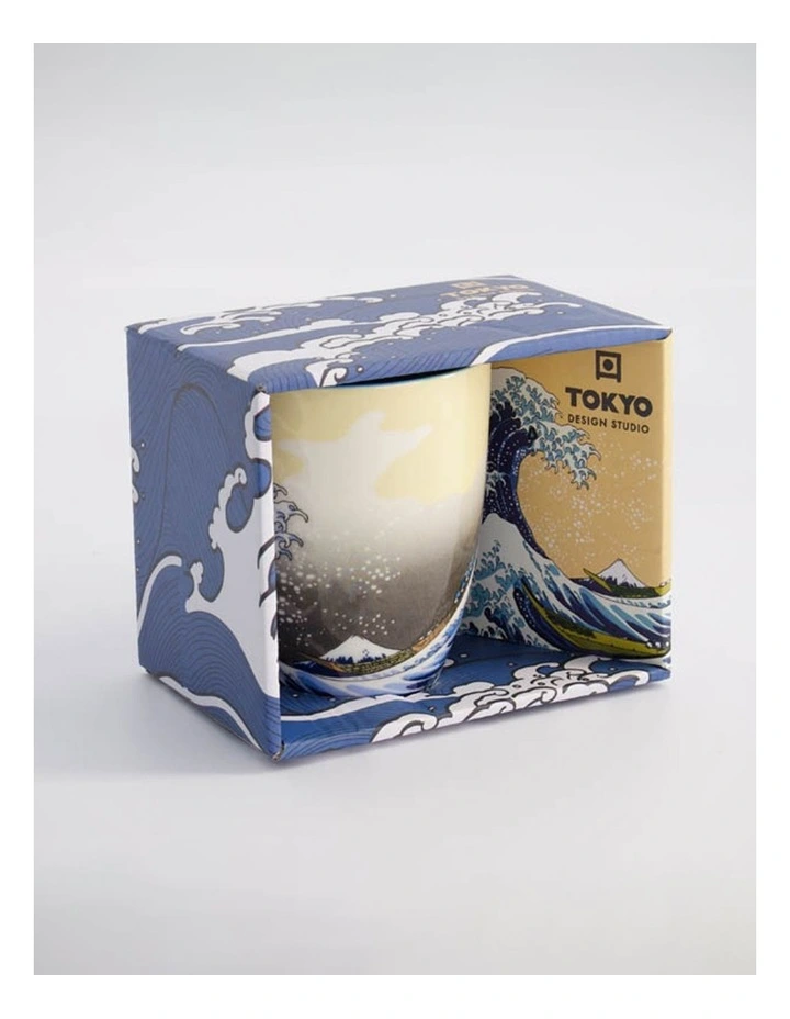 Mug Mountain Mug 380ML Hokusai Blue Gift Boxed image 3