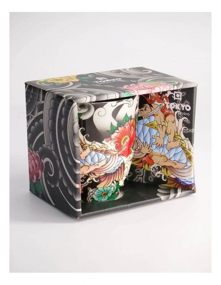Mug Mountain Mug 380ML Yakuza Carp Black Gift Boxed image 4