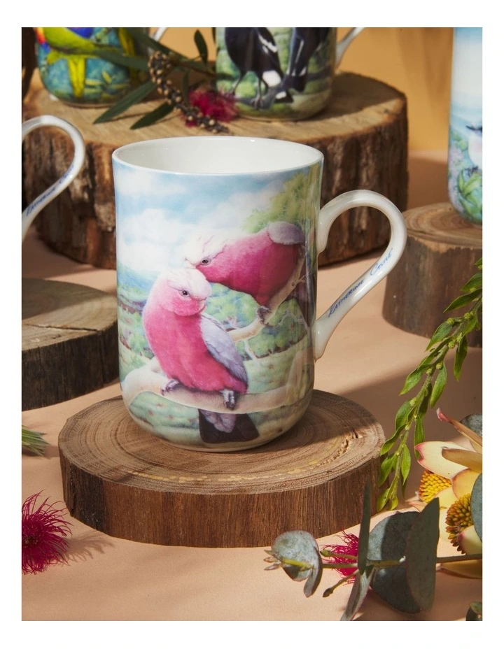 Birds Of Australia KC 10 Year Anniversary Mug 300ml Galah in Multi image 5