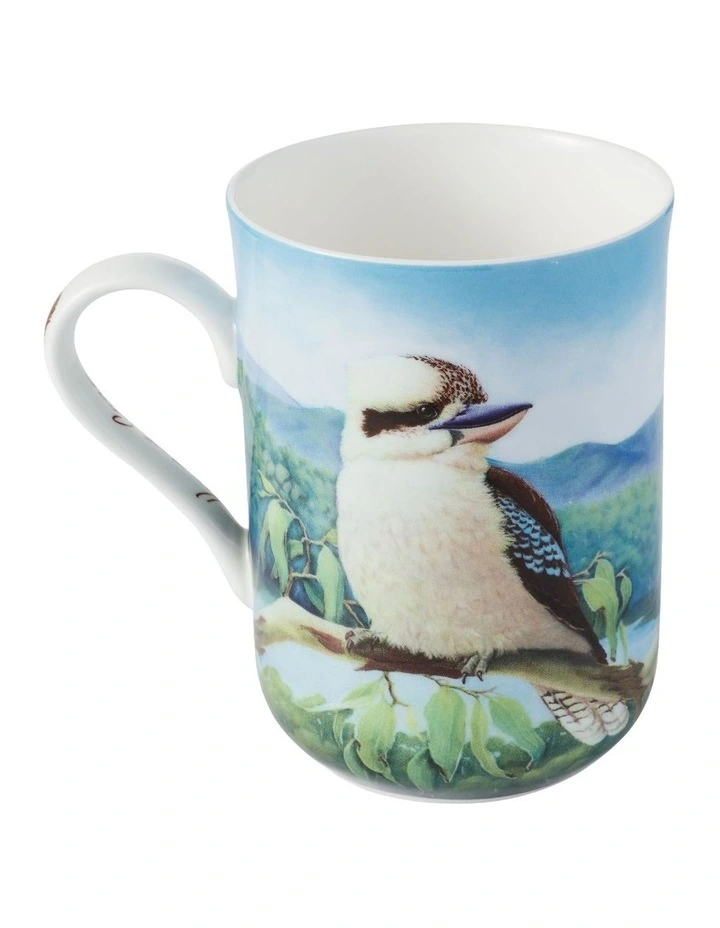 Birds of Australia KC 10 Year Anniversary Mug 300ml Kookaburra in Multi image 2