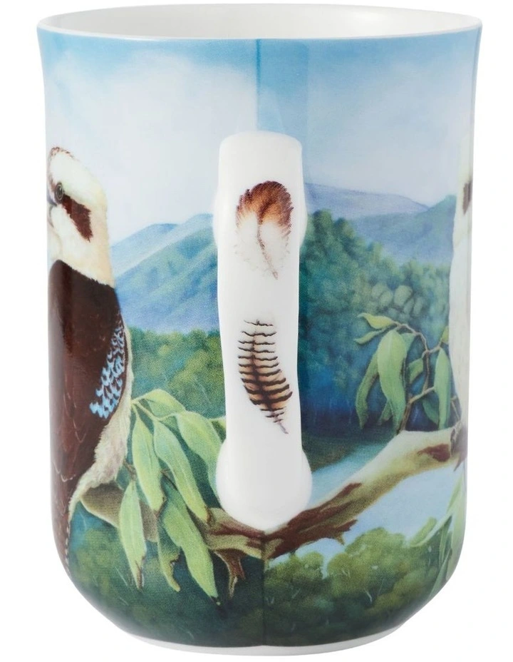 Birds of Australia KC 10 Year Anniversary Mug 300ml Kookaburra in Multi image 3