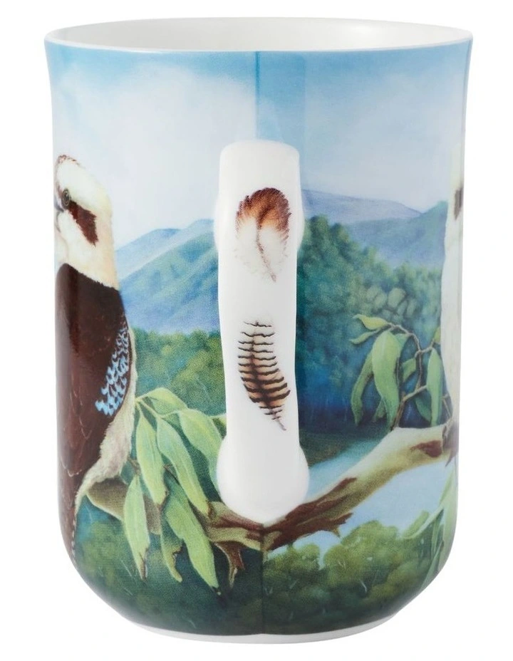 Birds of Australia KC 10 Year Anniversary Mug 300ml Kookaburra in Multi image 3
