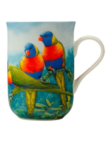 Birds Of Australia KC 10 Year Anniversary Mug 300ml Magpie in Multi