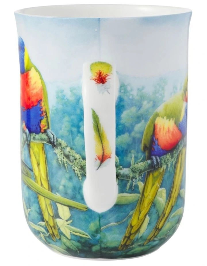 Birds of Australia KC 10 Year Anniversary Mug 300ml Lorikeet in Multi image 3