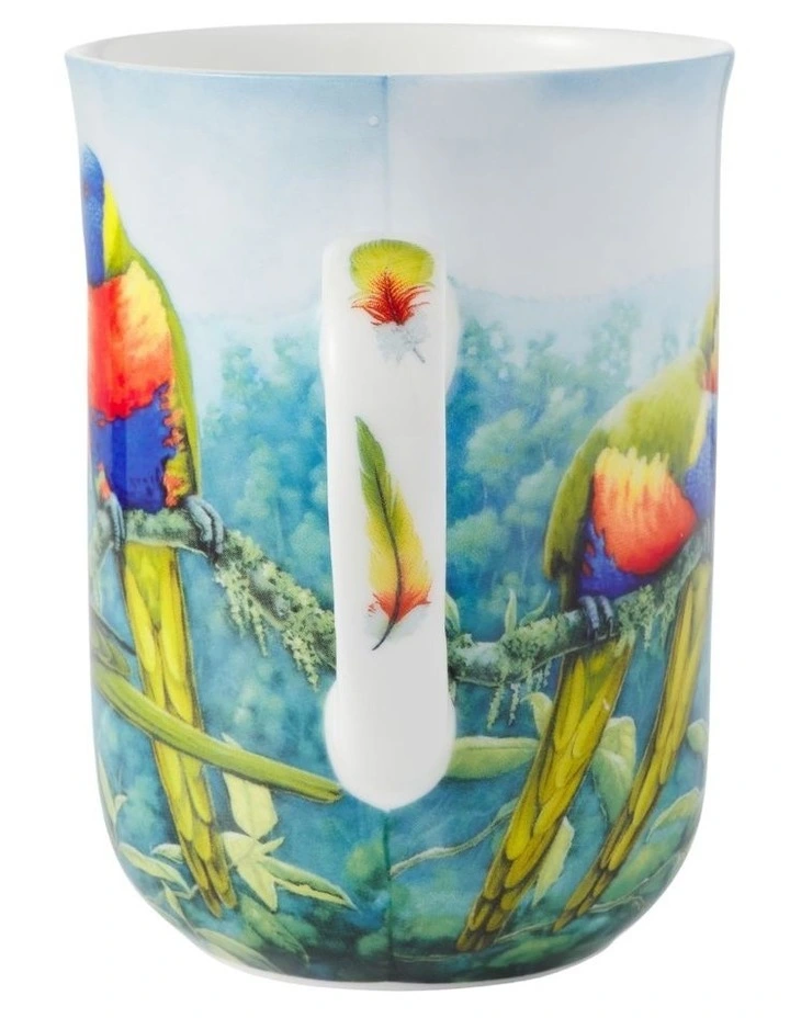Birds of Australia KC 10 Year Anniversary Mug 300ml Lorikeet in Multi image 3