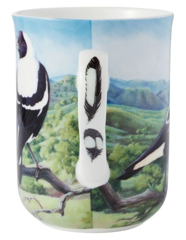 Birds Of Australia KC 10 Year Anniversary Mug 300ml Magpie in Multi image 3