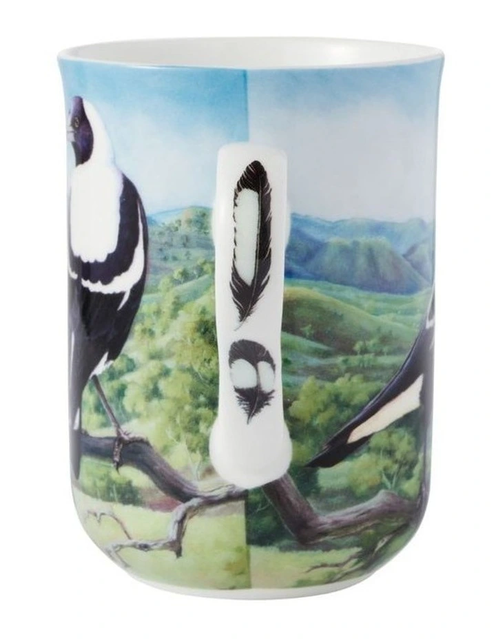 Birds Of Australia KC 10 Year Anniversary Mug 300ml Magpie in Multi image 3