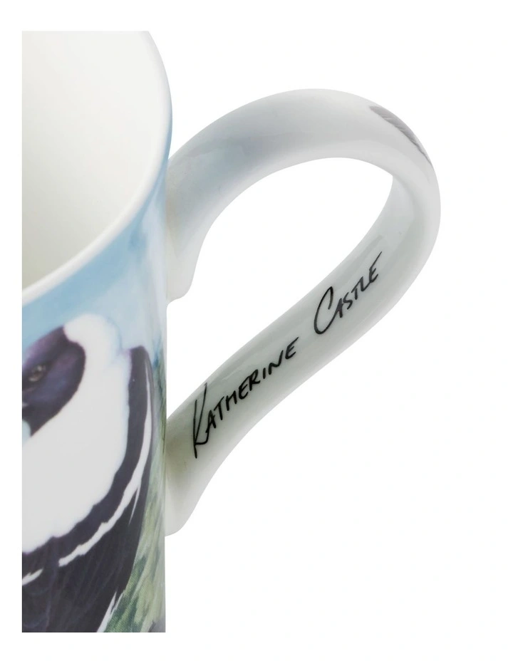 Birds Of Australia KC 10 Year Anniversary Mug 300ml Magpie in Multi image 4
