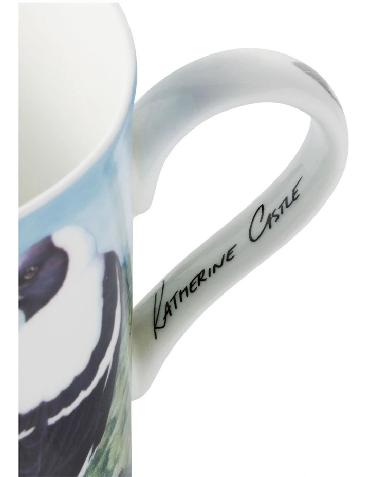 Birds Of Australia KC 10 Year Anniversary Mug 300ml Magpie in Multi image 4