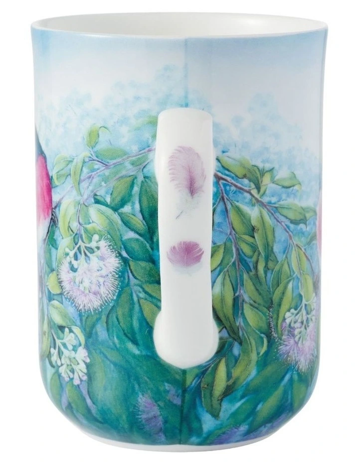 Birds of Australia KC 10 Year Anniversary Mug 300ml Rose Robin in Multi image 3