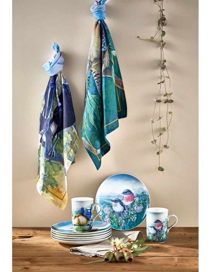 Birds of Australia KC 10 Year Anniversary Mug 300ml Rose Robin in Multi image 5