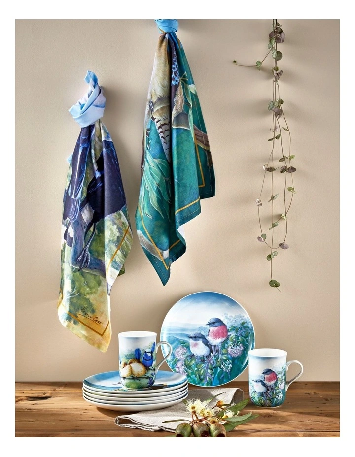 Birds of Australia KC 10 Year Anniversary Mug 300ml Rose Robin in Multi image 5