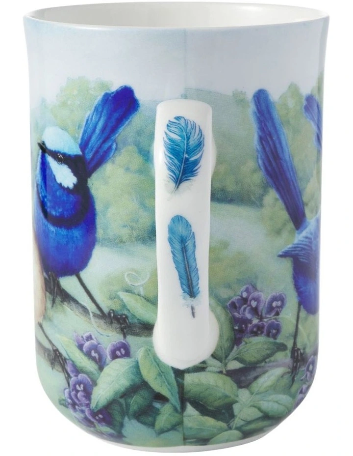 Birds Of Australia KC 10 Year Anniversary Mug 300ml Splendid Fairy Wren in Multi image 3