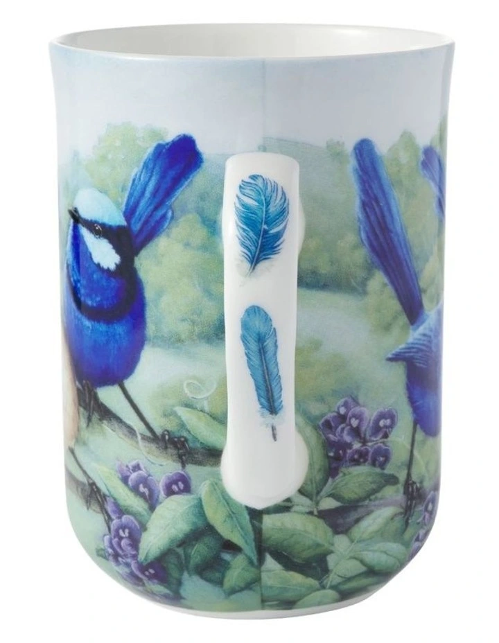 Birds Of Australia KC 10 Year Anniversary Mug 300ml Splendid Fairy Wren in Multi image 3
