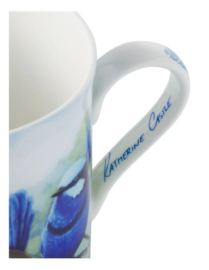 Birds Of Australia KC 10 Year Anniversary Mug 300ml Splendid Fairy Wren in Multi image 4